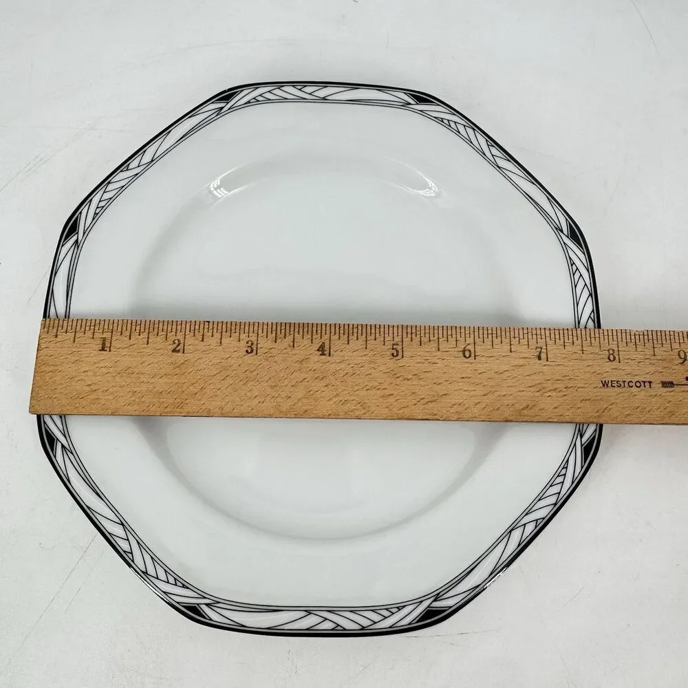 Studio Nova Synthesis Y0031 Set of 4 Salad Plates 7 3/4”